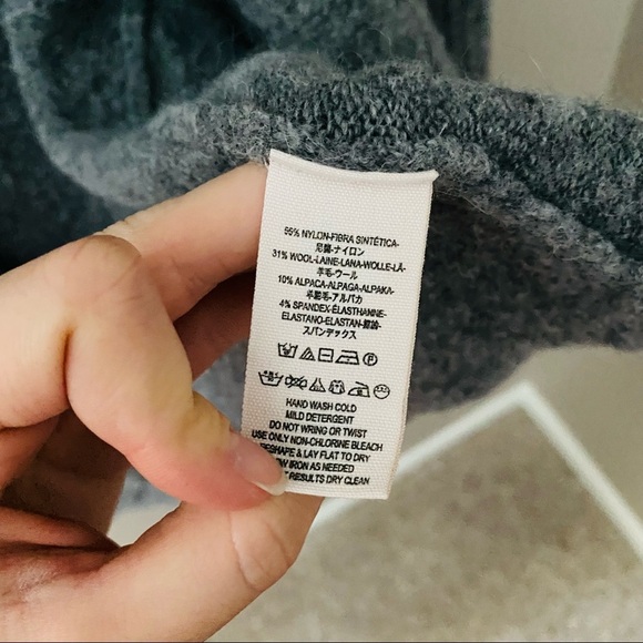 Free People Cascade Sweater Gray Sz Medium - Picture 6 of 12